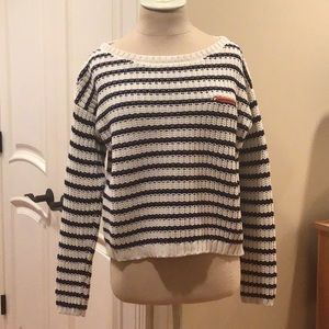 Tommy Hilfiger striped drop shouder sweater